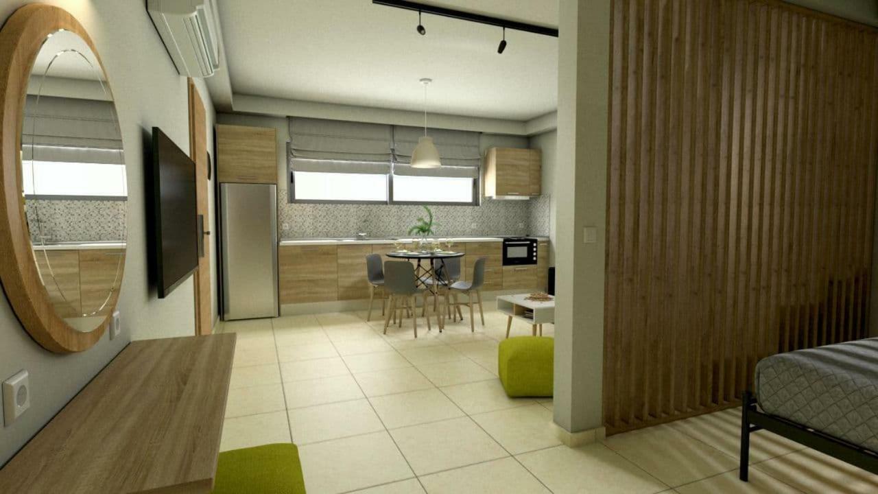 Green - Comfy Center Rodos Asgourou Exterior photo
